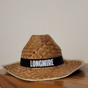 Longmire A&E TV Series Western Cowboy Sheriff 100% Straw Hat RARE